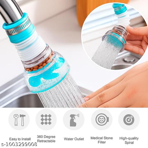 💧 360° Rotating Water-Saving Tap Filter Nozzle (Universal Fit)- Set Of Two