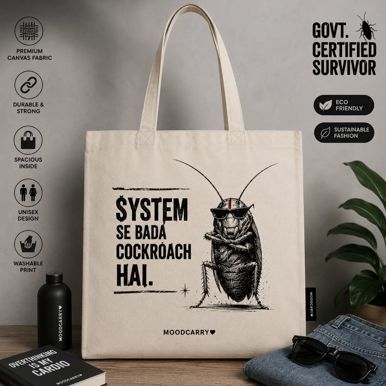 Govt. Certified Survivor Tote Bag 🪳